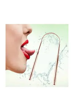Hijyenik Dil Kazıyıcı Temizleme Dil Sıyırıcı Dil Temizleyici Bakır Hilal