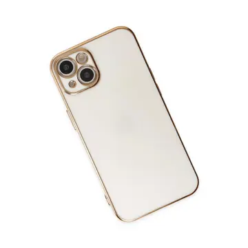 İphone 14 Kılıf Volet Silikon - Beyaz