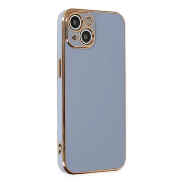 İphone 14 Kılıf Volet Silikon - Mavi