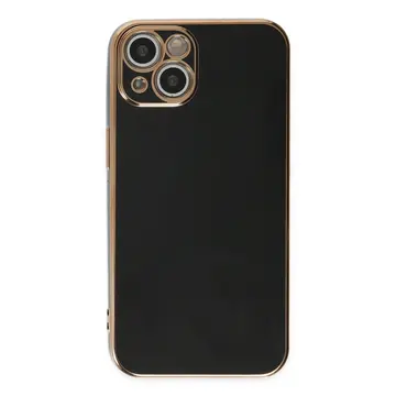 İphone 14 Plus Kılıf Volet Silikon - Siyah
