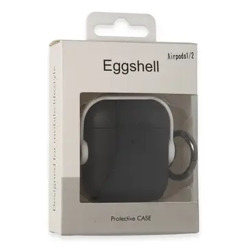 Airpods 2 (2.nesil) Cool Kılıf - Siyah-kırmızı