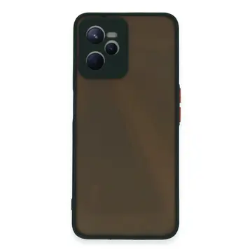 Realme C35 Kılıf Montreal Silikon Kapak - Yeşil