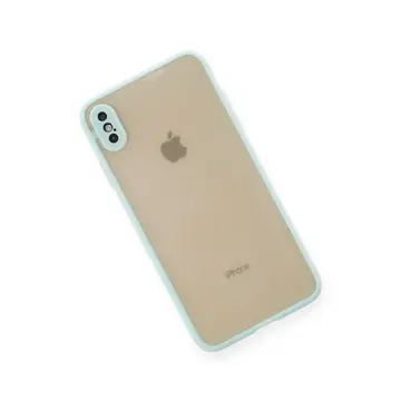 İphone Xs Max Kılıf Montreal Silikon Kapak - Turkuaz