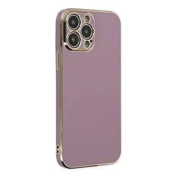 İphone 14 Pro Kılıf Volet Silikon - Mor