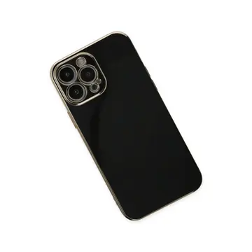 İphone 14 Pro Max Kılıf Volet Silikon - Siyah
