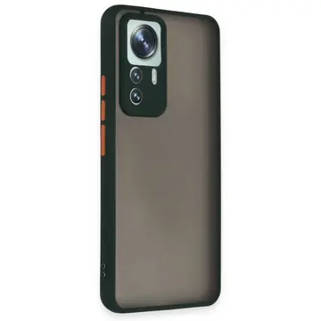 Xiaomi Mi 12t Pro Kılıf Montreal Silikon Kapak - Yeşil