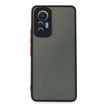 Xiaomi Mi 12 Lite Kılıf Montreal Silikon Kapak - Siyah