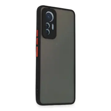 Xiaomi Mi 12 Lite Kılıf Montreal Silikon Kapak - Siyah