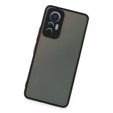 Xiaomi Mi 12 Lite Kılıf Montreal Silikon Kapak - Siyah