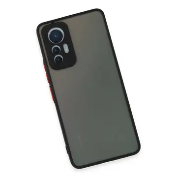 Xiaomi Mi 12 Lite Kılıf Montreal Silikon Kapak - Siyah