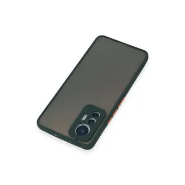 Xiaomi Mi 12 Lite Kılıf Montreal Silikon Kapak - Yeşil