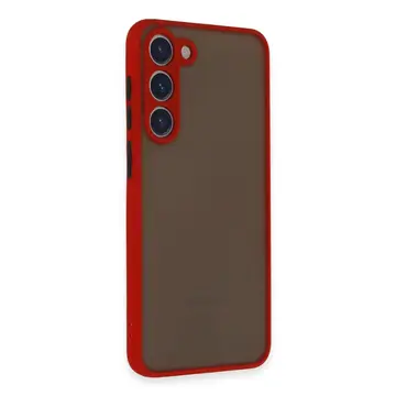 Samsung Galaxy S23 Plus Kılıf Montreal Silikon Kapak - Kırmızı
