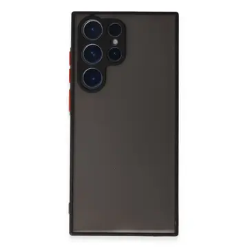Samsung Galaxy S23 Ultra Kılıf Montreal Silikon Kapak - Siyah