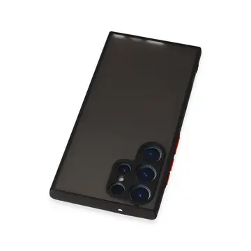 Samsung Galaxy S23 Ultra Kılıf Montreal Silikon Kapak - Siyah