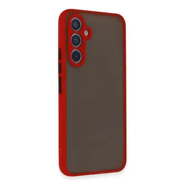 Samsung Galaxy A34 5g Kılıf Montreal Silikon Kapak - Kırmızı