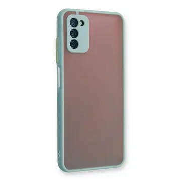 Samsung Galaxy A03s Kılıf Montreal Silikon Kapak - Turkuaz