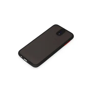 Samsung Galaxy J7 Pro / J730 Kılıf Montreal Silikon Kapak - Siyah