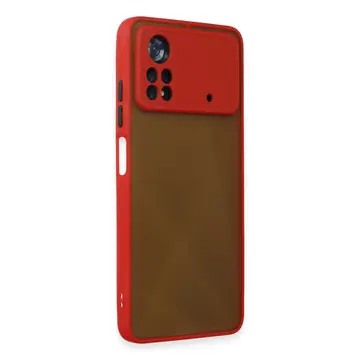 Xiaomi Poco X4 Pro 5g Kılıf Montreal Silikon Kapak - Kırmızı