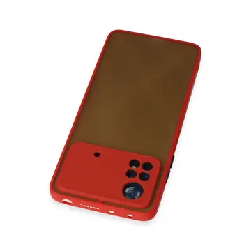 Xiaomi Poco X4 Pro 5g Kılıf Montreal Silikon Kapak - Kırmızı