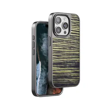 Venco  İphone 14 Pro Wave Kapak - Koyu Kahve