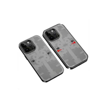 İphone 13 Pro Kılıf Mekanik Bumper Kapak - Siyah