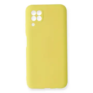 Huawei P40 Lite Kılıf Nano İçi Kadife Silikon - Sarı