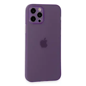 İphone 12 Pro Kılıf Puma Silikon - Koyu Mor