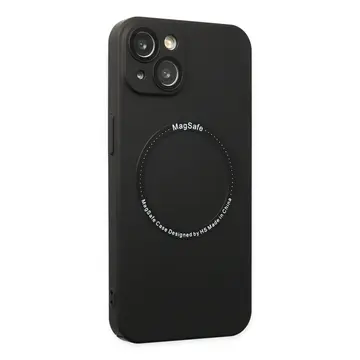 İphone 14 Plus Kılıf Jack Magneticsafe Lens Silikon - Siyah