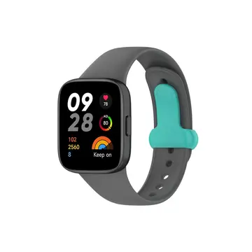 Xiaomi Redmi Watch 3 Origin Silikon Kordon - Füme