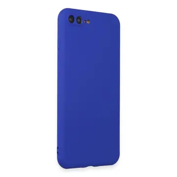 İphone 7 Plus Kılıf First Silikon - Koyu Mavi