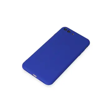 İphone 7 Plus Kılıf First Silikon - Koyu Mavi