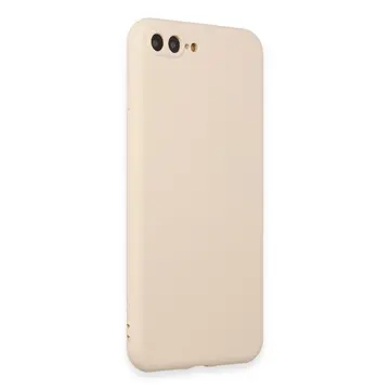 İphone 7 Plus Kılıf First Silikon - Krem