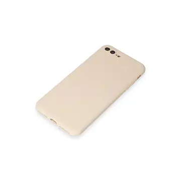 İphone 7 Plus Kılıf First Silikon - Krem