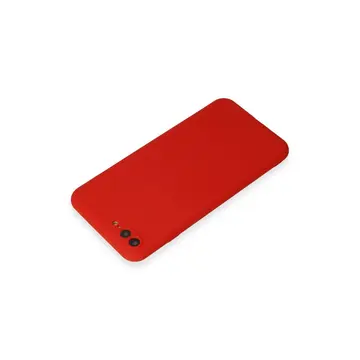 İphone 7 Plus Kılıf First Silikon - Kırmızı