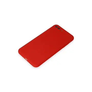 İphone 7 Plus Kılıf First Silikon - Kırmızı