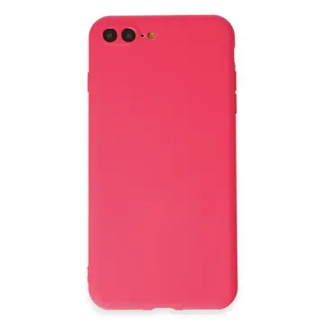 İphone 7 Plus Kılıf First Silikon - Pembe