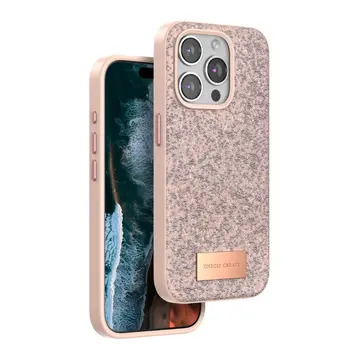 Onegif  İphone 14 Pro Bright Simli Kapak - Pembe
