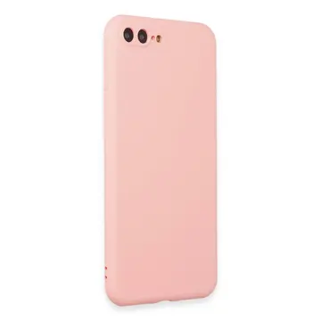 İphone 7 Plus Kılıf First Silikon - Pudra