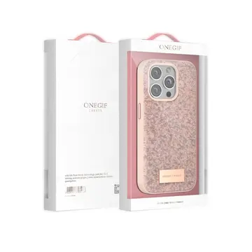 Onegif  İphone 14 Pro Max Bright Simli Kapak - Siyah