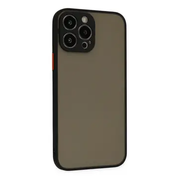 İphone 14 Pro Max Kılıf Montreal Silikon Kapak - Siyah