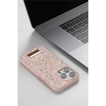 Onegif  İphone 15 Pro Max Bright Simli Kapak - Siyah