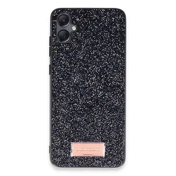 Onegif Samsung Galaxy A05 Bright Simli Kapak - Siyah