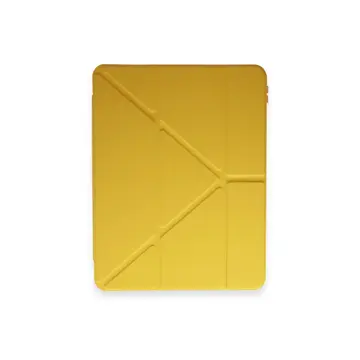 İpad Pro 11 (2018) Kılıf Kalemlikli Mars Tablet Kılıfı - Açık Sarı