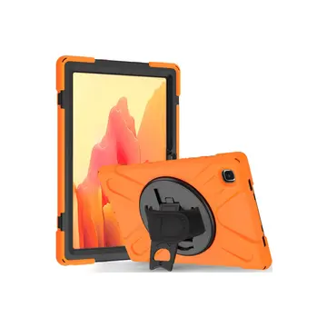 Samsung Galaxy T220 Tab A7 Lite 8.7 Kılıf Amazing Tablet Kapak - Turuncu