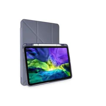 İpad Pro 11 (2018) Kılıf Kalemlikli Mars Tablet Kılıfı - Lavender