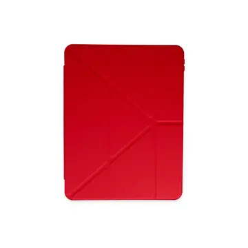 İpad Pro 11 (2018) Kılıf Kalemlikli Mars Tablet Kılıfı - Kırmızı