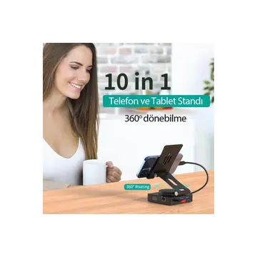Dönüştürücü 10in1 Hub 116 - Gri