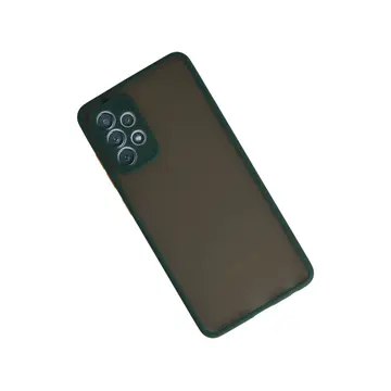 Samsung Galaxy A72 Kılıf Montreal Silikon Kapak - Koyu Yeşil