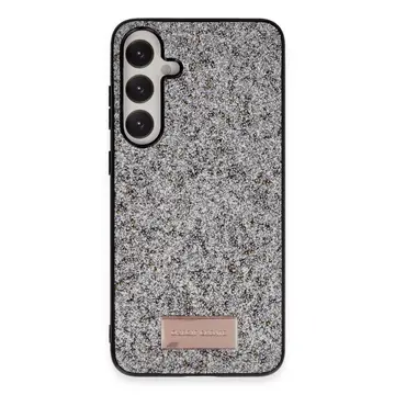Onegif Samsung Galaxy A55 5g Bright Simli Kapak - Gümüş
