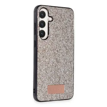 Onegif Samsung Galaxy A55 5g Bright Simli Kapak - Gold